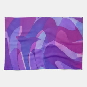 Serviette Abstraite Artistique de Natation Dauphin