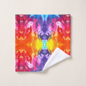 Serviette abstraite audacieuse de Bath réglée dans (Gant de toilette)