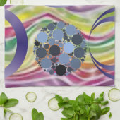 serviette abstraite de cuisine (Plié)