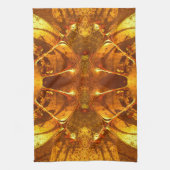 Serviette Abstraite dorée (Vertical)