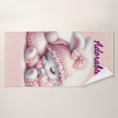 Serviette adorable pour bébé - Serviette à capucho (Serviette de bain)