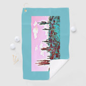 Serviette agréable de golf de l'Arizona de lac (En situation)