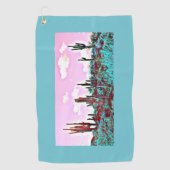 Serviette agréable de golf de l'Arizona de lac (Devant)