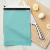 Serviette Aqua Swanky Fleur De Lis (Quart Plié)