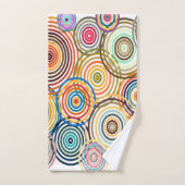 Serviette arc-en-ciel (Serviette à main)