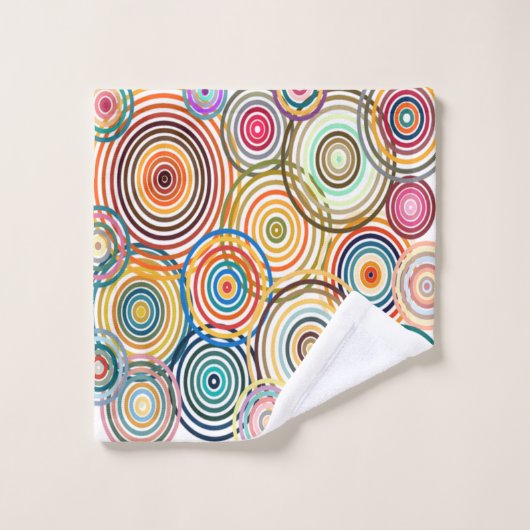 Serviette arc-en-ciel (Gant de toilette)