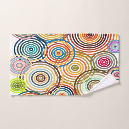 Serviette arc-en-ciel (Serviette à main)