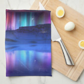 Serviette arc-en-ciel d'hiver (Quart Plié)