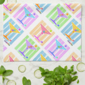 SERVIETTE - art de bruit EN PASTEL de MARTINI (Plié)