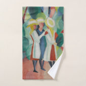 Serviette Art "Trois Filles" (Serviette à main)