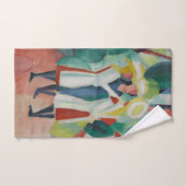 Serviette Art "Trois Filles" (Serviette à main)
