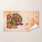 Serviette artisanale Thanksgiving (Serviette à main)