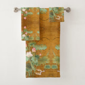 Serviette asiatique de Bath de jardin de l'eau de (En situation)