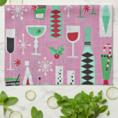 Serviette atomique moderne de Noël de la moitié du (Plié)