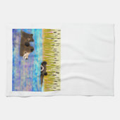 Serviette au plat de natation (Horizontal)