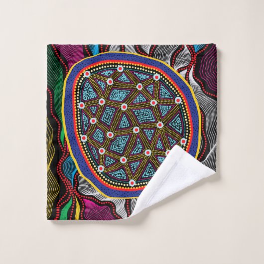 Serviette Autochtone Design-15 (Gant de toilette)