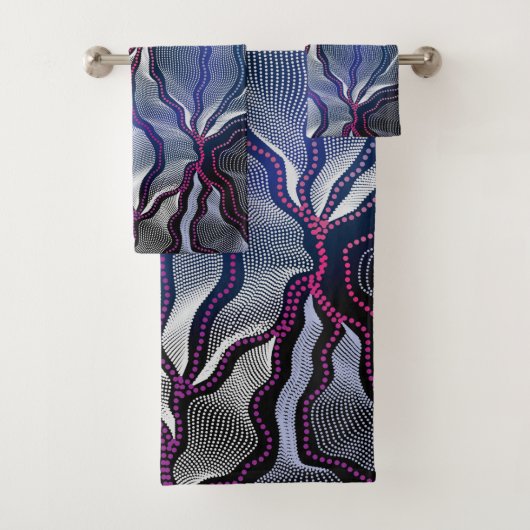 Serviette Autochtone Design-16 (En situation)