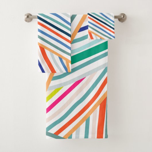 Serviette aux Grandes Couleurs (En situation)