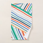 Serviette aux Grandes Couleurs (Serviette à main)