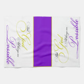 Serviette avec Dieu (Horizontal)