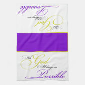 Serviette avec Dieu (Vertical)