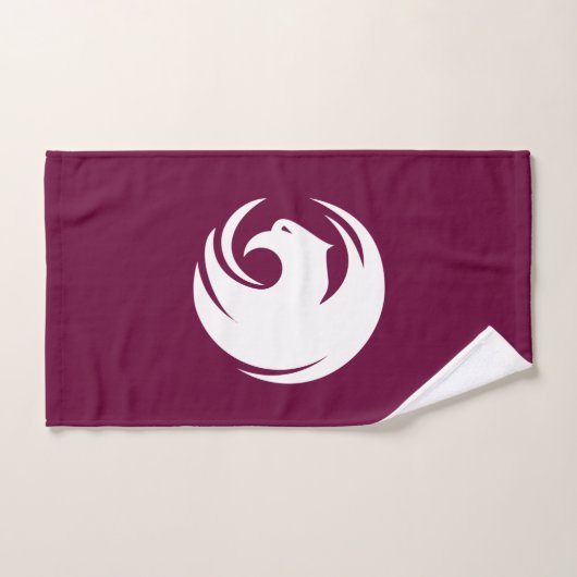 Serviette avec le drapeau de la ville de Phoenix (Serviette à main)