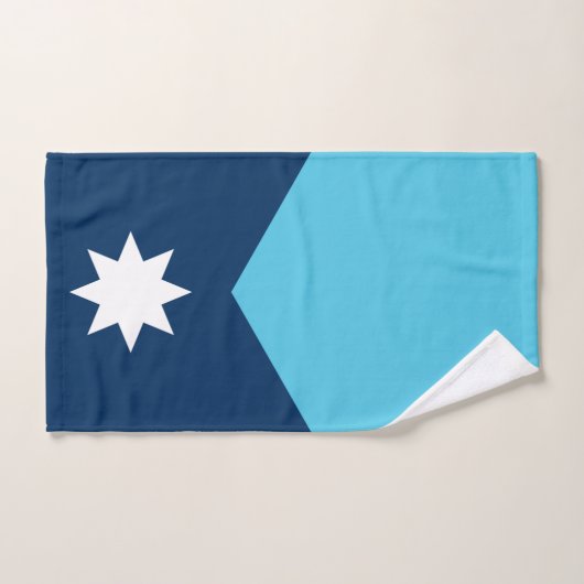 Serviette avec le drapeau du Minnesota (Serviette à main)