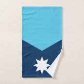 Serviette avec le drapeau du Minnesota (Serviette à main)