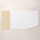 Serviette Baignoire en Doré (Serviette de bain)