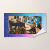 Serviette Bain Rockachibi Bruce Aurore (Serviette à main)