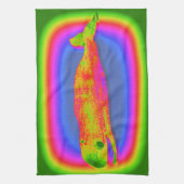 serviette baleine psychédélique souriante (Vertical)