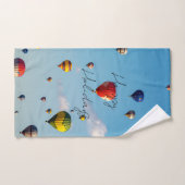 Serviette Ballons Joyeuses Fêtes (Serviette à main)