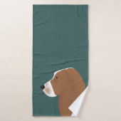 Serviette Basset Hound (Serviette de bain)