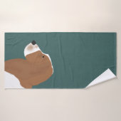 Serviette Basset Hound (Serviette de bain)