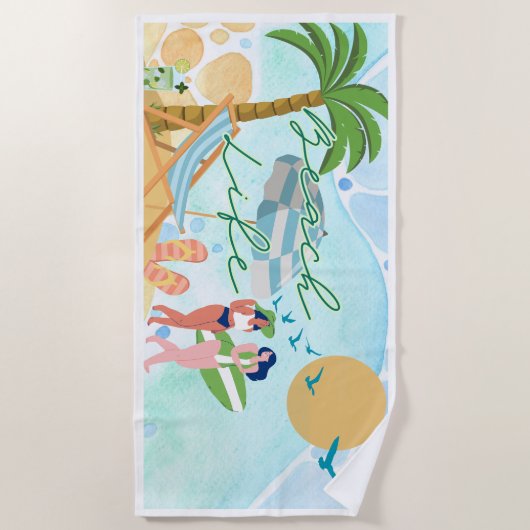 Serviette Beach Life (Devant)