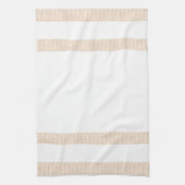 Serviette Beige Blance Cuisine (Vertical)
