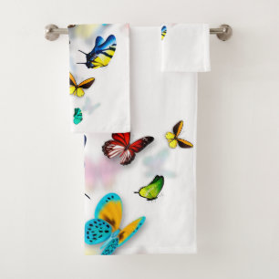 Serviette beurrée colorée