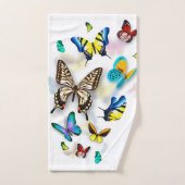 Serviette     beurrée colorée (Serviette à main)
