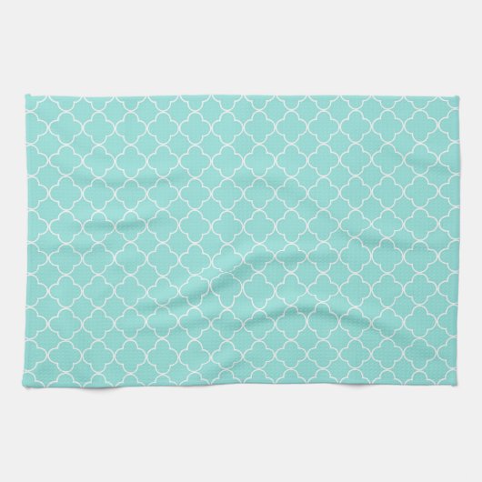 Serviette blanche de tissu de cuisine de (Horizontal)