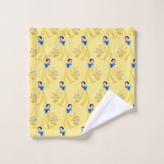Serviette Blanche Neige (Gant de toilette)
