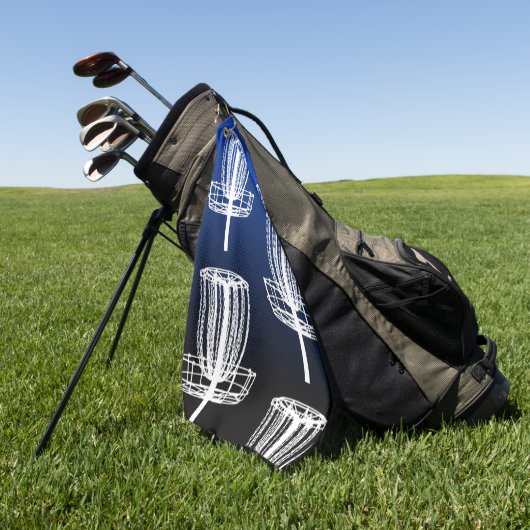 Serviette bleue de golf de disque de panier (Vert)