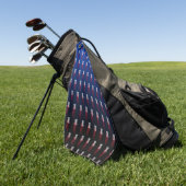 Serviette bleue de golf de disque de panier (Vert)