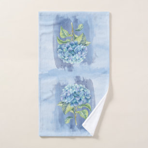Serviette bleue de séance d'entraînement de