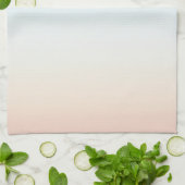 Serviette bleue rose (Plié)