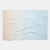 Serviette bleue rose (Horizontal)
