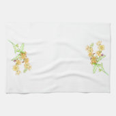 Serviette Botanique fleur sauvage, globemallow (Horizontal)