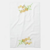 Serviette Botanique fleur sauvage, globemallow (Vertical)