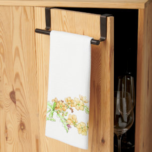 Serviette Botanique fleur sauvage, globemallow