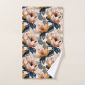 Serviette botanique florale picturale (Serviette à main)