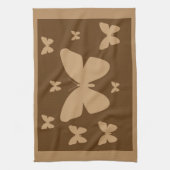 Serviette bronzage Brown de papillons (Vertical)